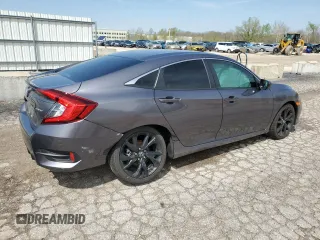2019 Honda Civic Sport with VIN 2HGFC2F89KH543311, listed as a Copart auction lot 85769134 with 33,509 mi miles and Salvage Title. Bid and sale history available at DreamBid. Image 3.
