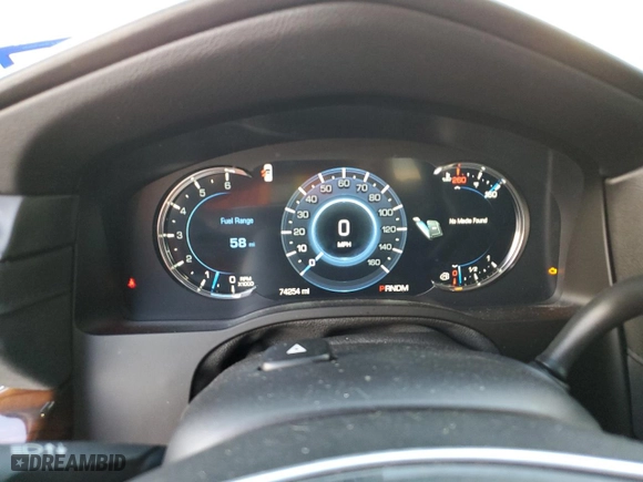 2016 Cadillac Escalade Premium Collection with VIN 1GYS3CKJ5GR454218, listed as a Copart auction lot 67159834 with 74,254 mi miles and Salvage Title. Bid and sale history available at carsss.com. Image 9.