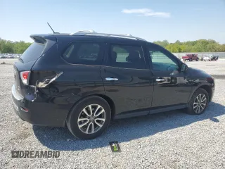 2014 Nissan Pathfinder Platinum with VIN 5N1AR2MM6EC726756, listed as a Copart auction lot 52935495 with 127,187 mi miles and Salvage Title. Bid and sale history available at carsss.com. Image 3.