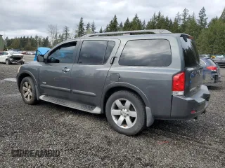 2009 Nissan Armada SE z VIN 5N1BA08D09N604043, wystawiony jako Copart lot #46001675 z przebiegiem 205 996 mil mil oraz Szkoda całkowita • Salvage title. Historia ofert i sprzedaży dostępna na DreamBid. Obrazek 2.