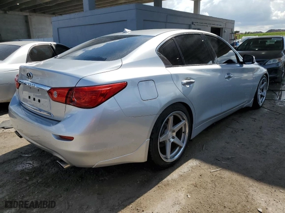 2017 Infiniti Q50 3.0t Premium with VIN JN1EV7AP3HM738684, listed as a Copart auction lot 43052005 with NaN miles and Clean Title. Bid and sale history available at carsss.com. Image 3.