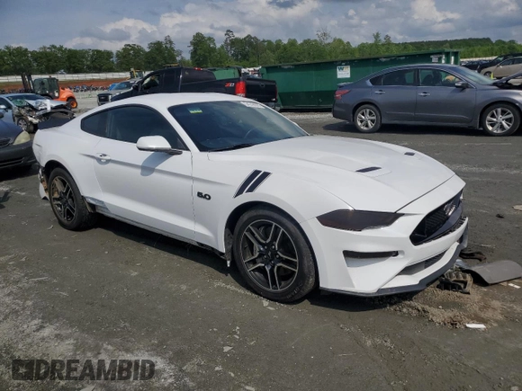 2019 Ford Mustang GT with VIN 1FA6P8CF8K5178089, listed as a Copart auction lot 54248605 with 72,201 mi miles and Salvage title. Bid and sale history available at DreamBid. Image 4.