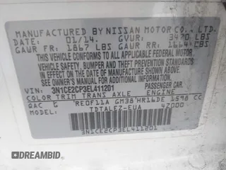2014 Nissan Note S with VIN 3N1CE2CP3EL411201, listed as a IAAI auction lot 42661992 with 164,221 mi miles and . Bid and sale history available at DreamBid. Image 9.