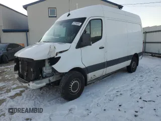 2019 Mercedes-Benz Sprinter Cargo with VIN WD3PF0CD0KP057069, listed as a Copart auction lot 87259554 with 233,896 mi miles and Salvage Title. Bid and sale history available at carsss.com. Image 1.