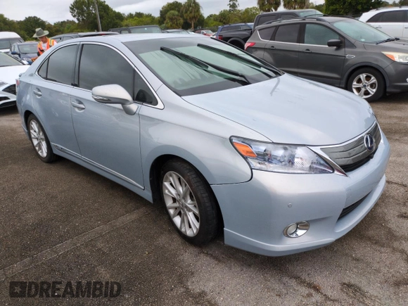 2010 Lexus HS with VIN JTHBB1BA9A2014756, listed as a Copart auction lot 74750524 with Not Provided miles and Non Repairable. Bid and sale history available at carsss.com. Image 4.