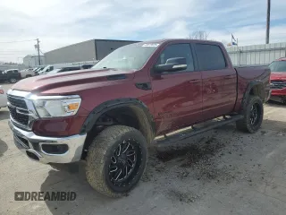 2022 Ram 1500 Lone Star with VIN 1C6SRFFT5NN284651, listed as a Copart auction lot 49073525 with 44,723 mi miles and Salvage title. Bid and sale history available at DreamBid. Image 1.