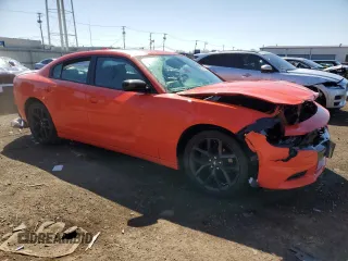 2020 Dodge Charger SXT with VIN 2C3CDXBG2LH200192, listed as a Copart auction lot 52321355 with 54,104 mi miles and Salvage Title. Bid and sale history available at carsss.com. Image 4.