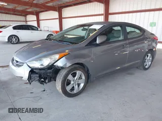 2012 Hyundai Elantra Limited with VIN KMHDH4AE2CU351643, listed as a IAAI auction lot 41433395 with 53,334 mi miles. Bid and sale history available at carsss.com. Image 2.