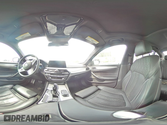 2018 BMW 5 Series 540i with VIN WBAJE5C53JWA94657, listed as a Copart auction lot 51058014 with 63,460 mi miles and Salvage Title. Bid and sale history available at carsss.com. Image 13.