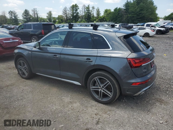 2023 Audi Q5 S line Premium Plus with VIN WA1E2AFY4P2081757, listed as a Copart auction lot 62160445 with 17,676 mi miles and Salvage title. Bid and sale history available at DreamBid. Image 2.