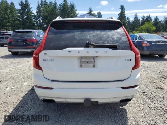 2016 Volvo XC90 T6 Momentum with VIN YV4A22PKXG1021117, listed as a Copart auction lot 63435185 with 113,994 mi miles and Clean title. Bid and sale history available at DreamBid. Image 6.