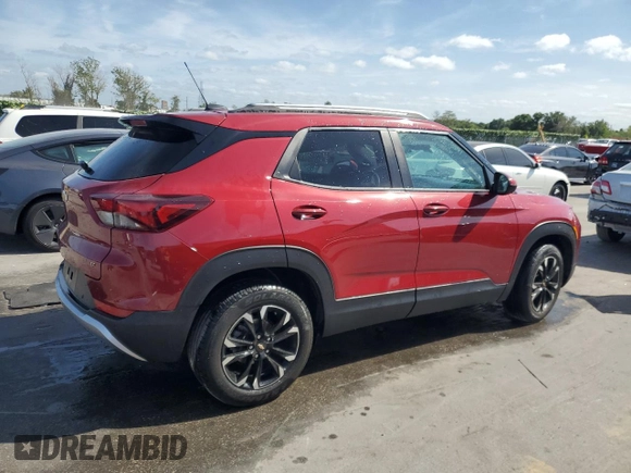 2021 Chevrolet TrailBlazer LT with VIN KL79MPSL7MB137827, listed as a Copart auction lot 49999724 with 26,170 mi miles and . Bid and sale history available at DreamBid. Image 3.