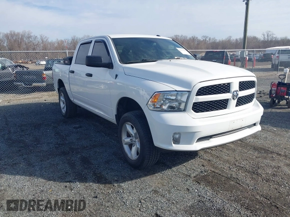 2018 Ram 1500 Express with VIN 3C6RR7KG7JG198449, listed as a IAAI auction lot 41611045 with 101,135 mi miles and . Bid and sale history available at DreamBid. Image 1.