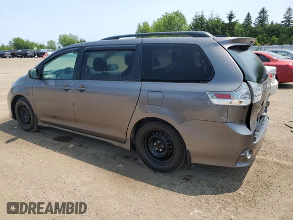 2011 Toyota Sienna SE with VIN 5TDXK3DC2BS175090, listed as a Copart auction lot 62560875 with 250,496 mi miles and Salvage title. Bid and sale history available at DreamBid. Image 2.