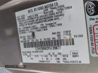 2009 Ford Mustang with VIN 1ZVHT80N295128872, listed as a IAAI auction lot 42221830 with 112,294 mi miles and . Bid and sale history available at DreamBid. Image 9.