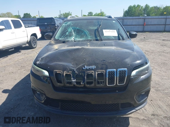2019 Jeep Cherokee Latitude Plus with VIN 1C4PJMLX4KD238263, listed as a IAAI auction lot 42017221 with 37,187 mi miles and . Bid and sale history available at DreamBid. Image 12.