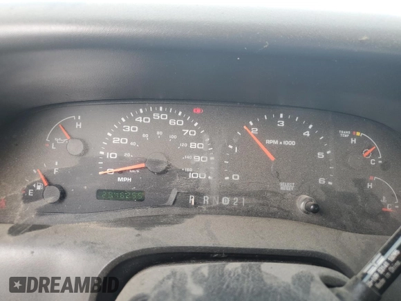 2002 Ford F-250 XL with VIN 1FTNX20L42EB96327, listed as a Copart auction lot 79085684 with 294,625 mi miles and Salvage title. Bid and sale history available at DreamBid. Image 9.