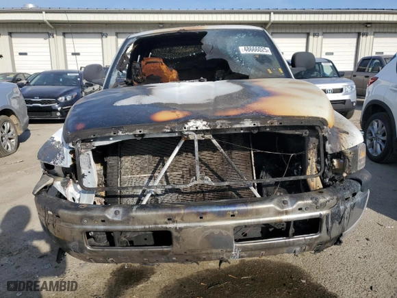 2001 Dodge Ram 1500 with VIN 3B7HC13Y01M534518, listed as a Copart auction lot 48666025 with 0 mi miles and Salvage Title. Bid and sale history available at carsss.com. Image 5.