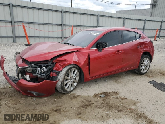 2015 Mazda 3 S Grand Touring with VIN JM1BM1M32F1274293, listed as a Copart auction lot 49552605 with Not provided miles and Salvage title. Bid and sale history available at DreamBid. Image 1.
