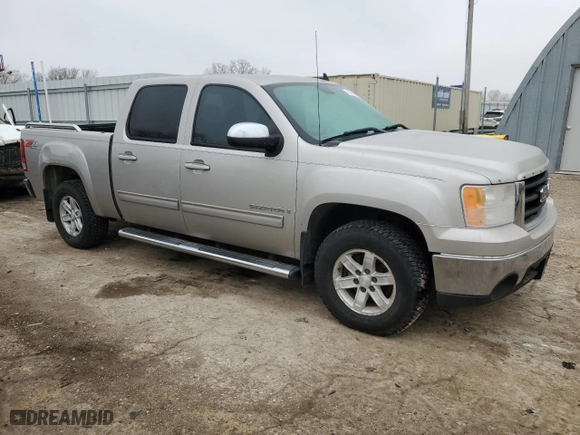 2008 GMC Sierra 1500 SLE1 with VIN 3GTEK13358G124445, listed as a Copart auction lot 43330055 with 152,375 mi miles and Salvage Title. Bid and sale history available at carsss.com. Image 4.