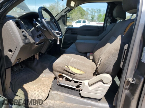 2010 Ford F-150 XL with VIN 1FTEX1CW4AFD39298, listed as a Copart auction lot 49581095 with 190,791 mi miles and Salvage Title. Bid and sale history available at carsss.com. Image 7.