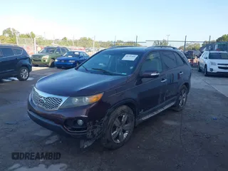 2012 Kia Sorento EX with VIN 5XYKUCA61CG247916, listed as a IAAI auction lot 40741466 with 1 mi miles. Bid and sale history available at carsss.com. Image 2.