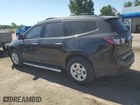 2017 Chevrolet Traverse LS with VIN 1GNKRFKD7HJ149777, listed as a Copart auction lot 56636575 with 122,963 mi miles and Salvage title. Bid and sale history available at DreamBid. Image 2.