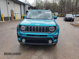 2021 Jeep Renegade Latitude with VIN ZACNJDB1XMPN33454, listed as a Copart auction lot 52956695 with 9,539 mi miles and Salvage Title. Bid and sale history available at carsss.com. Image 14.