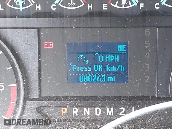 2019 Ford F-250 XL with VIN 1FDBF2A62KEF59427, listed as a IAAI auction lot 42523580 with 80,243 mi miles and . Bid and sale history available at DreamBid. Image 15.