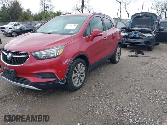 2017 Buick Encore Preferred with VIN KL4CJASB8HB057197, listed as a IAAI auction lot 41951751 with 86,217 mi miles and . Bid and sale history available at DreamBid. Image 2.