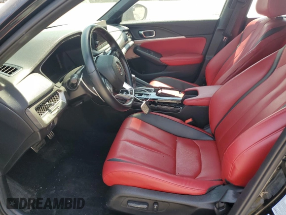 2023 Acura Integra w/A-Spec Package z VIN 19UDE4H33PA005594, wystawiony jako Copart lot #56233905 z przebiegiem 20 447 mil mil oraz Szkoda całkowita • Salvage title. Historia ofert i sprzedaży dostępna na DreamBid. Obrazek 7.