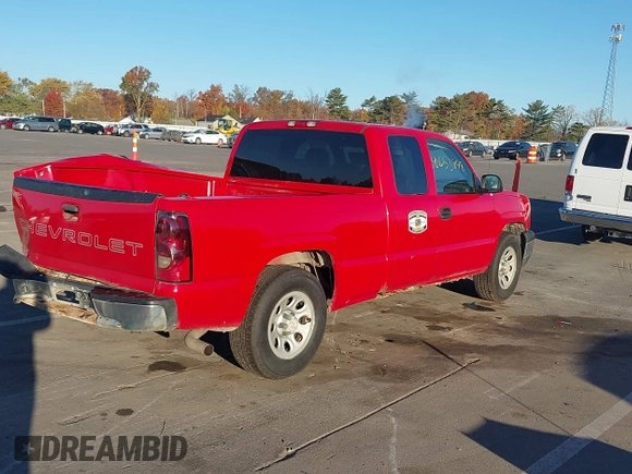 2006 Chevrolet Silverado 1500 Work Truck with VIN 1GCEC19X56Z256965, listed as a IAAI auction lot 40653848 with 254,976 mi miles. Bid and sale history available at carsss.com. Image 4.