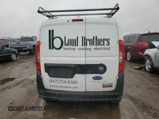 2018 Ram ProMaster City Cargo Tradesman with VIN ZFBERFAB4J6H40878, listed as a Copart auction lot 49410505 with 192,038 mi miles and Salvage Title. Bid and sale history available at carsss.com. Image 6.