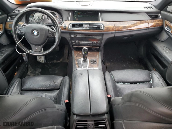 2013 BMW 7 Series 750Li with VIN WBAYE8C56DD133044, listed as a Copart auction lot 49092615 with 169,699 mi miles and Salvage Title. Bid and sale history available at carsss.com. Image 8.