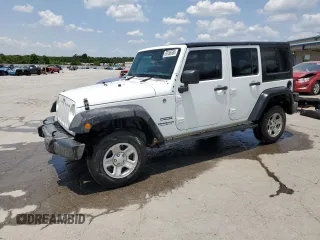 2016 Jeep Wrangler Unlimited Sport RHD with VIN 1C4BJWKG6GL293429, listed as a Copart auction lot 59156585 with 226,276 mi miles and Salvage title. Bid and sale history available at DreamBid. Image 1.