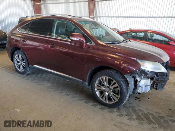 2014 Lexus RX 350 with VIN 2T2ZK1BA4EC133835, listed as a Copart auction lot 63265485 with 268,279 mi miles and Salvage title. Bid and sale history available at DreamBid. Image 4.