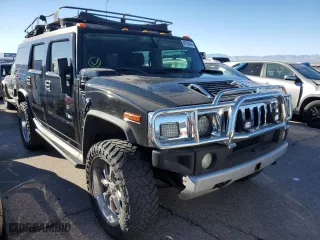 2008 Hummer H2 SUV with VIN 5GRGN238X8H106240, listed as a Copart auction lot 86766444 with 158,590 mi miles and Salvage Title. Bid and sale history available at carsss.com. Image 4.