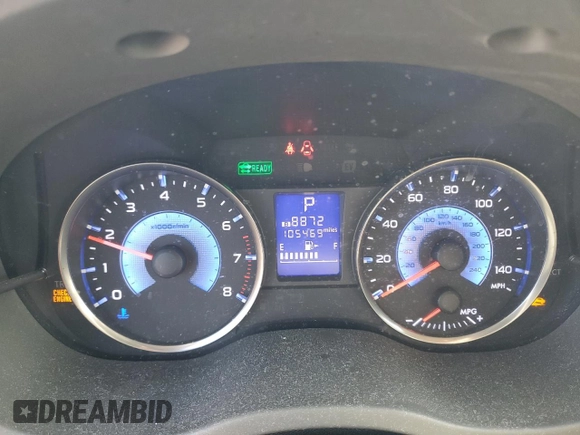 2015 Subaru Crosstrek Touring with VIN JF2GPBPC3FH232853, listed as a Copart auction lot 54689085 with 105,469 mi miles and Salvage title. Bid and sale history available at DreamBid. Image 9.