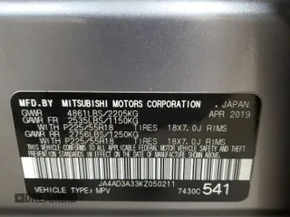 2019 Mitsubishi Outlander SE with VIN JA4AD3A33KZ050211, listed as a Copart auction lot 42005455 with 135,200 mi miles and Clean title. Bid and sale history available at DreamBid. Image 13.