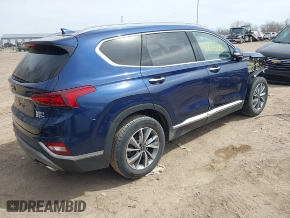2020 Hyundai Santa Fe SEL with VIN 5NMS33AD5LH211881, listed as a IAAI auction lot 41863199 with 50,099 mi miles. Bid and sale history available at carsss.com. Image 4.