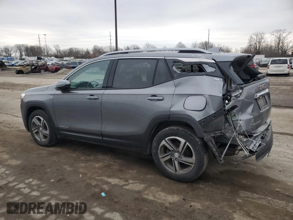 2018 GMC Terrain SLT with VIN 3GKALPEV3JL167177, listed as a Copart auction lot 47607845 with 112,222 mi miles and Salvage Title. Bid and sale history available at DreamBid. Image 2.