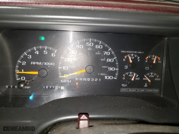 1999 Chevrolet Tahoe Z71 with VIN 1GNEK13R4XJ356365, listed as a Copart auction lot 49849285 with 187,701 mi miles and Salvage Title. Bid and sale history available at carsss.com. Image 9.