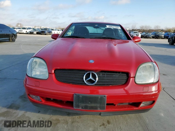 1998 Mercedes-Benz SLK 230/320 z VIN WDBKK47F7WF058115, wystawiony jako Copart lot #46637955 z przebiegiem 118 385 mil mil oraz Czysty tytuł • Clean title. Historia ofert i sprzedaży dostępna na DreamBid. Obrazek 5.