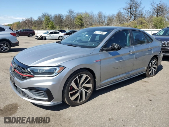 2019 Volkswagen Jetta S with VIN 3VW6T7BU3KM187113, listed as a Copart auction lot 51995755 with 56,789 mi miles and Salvage title. Bid and sale history available at DreamBid. Image 1.