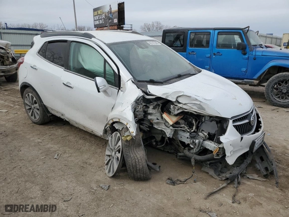 2018 Buick Encore Preferred with VIN KL4CJASBXJB664000, listed as a Copart auction lot 44747245 with 78,492 mi miles and Salvage Title. Bid and sale history available at carsss.com. Image 4.