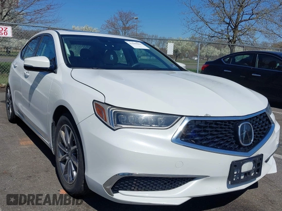 2020 Acura TLX with VIN 19UUB1F35LA011126, listed as a IAAI auction lot 41989866 with 62,071 mi miles. Bid and sale history available at carsss.com. Image 1.