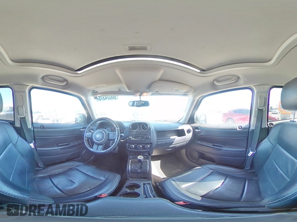 2017 Jeep Patriot High Altitude with VIN 1C4NJPFA6HD121390, listed as a Copart auction lot 50024375 with 127,814 mi miles and Salvage Title. Bid and sale history available at carsss.com. Image 14.