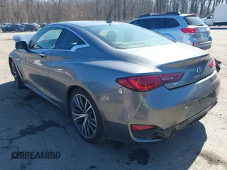 2017 Infiniti Q60 Sport with VIN JN1EV7EL0HM552298, listed as a IAAI auction lot 41834710 with 73,279 mi miles. Bid and sale history available at carsss.com. Image 3.