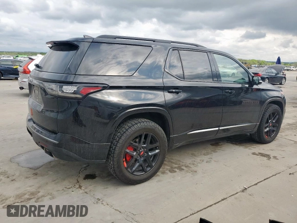 2019 Chevrolet Traverse Premier with VIN 1GNERKKW4KJ256543, listed as a Copart auction lot 51206545 with 89,490 mi miles and Clean title. Bid and sale history available at DreamBid. Image 3.