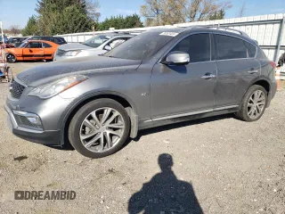 2017 Infiniti QX50 with VIN JN1BJ0RR8HM402332, listed as a Copart auction lot 79383484 with 97,117 mi miles and Salvage Title. Bid and sale history available at carsss.com. Image 1.
